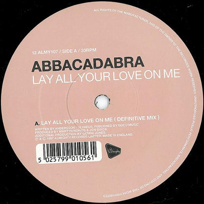 Abbacadabra : Lay All Your Love On Me (12")