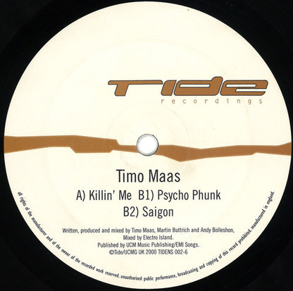 Timo Maas : Killin' Me / Psycho Phunk (12")