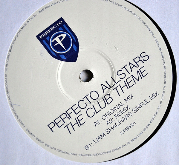 Perfecto Allstarz : The Club Theme (12")