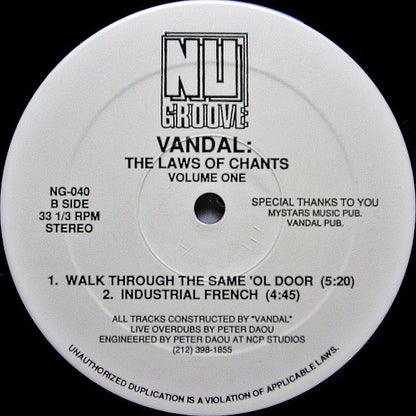 Vandal : The Laws Of Chants Volume One (12")