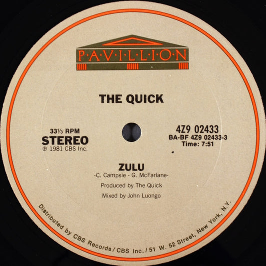 The Quick : Zulu (12")