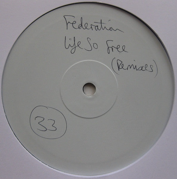 The Federation : Remix E.P. (10", EP, W/Lbl)