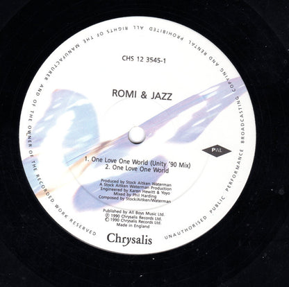 Romi & Jazz : One Love One World (12")