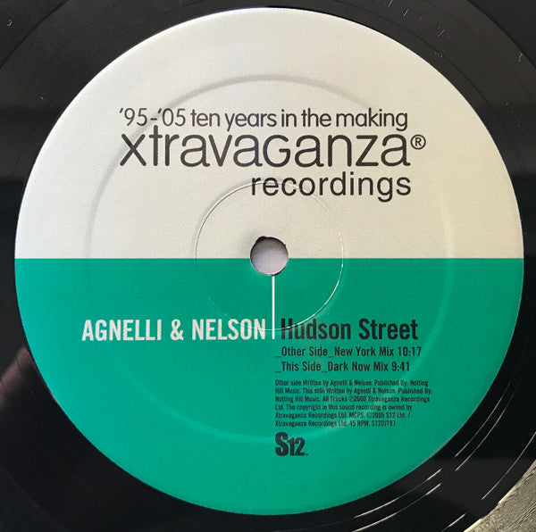 Agnelli & Nelson : Hudson Street (12", RE)