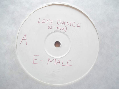 E-Male (2) : Let's Dance (12", W/Lbl)