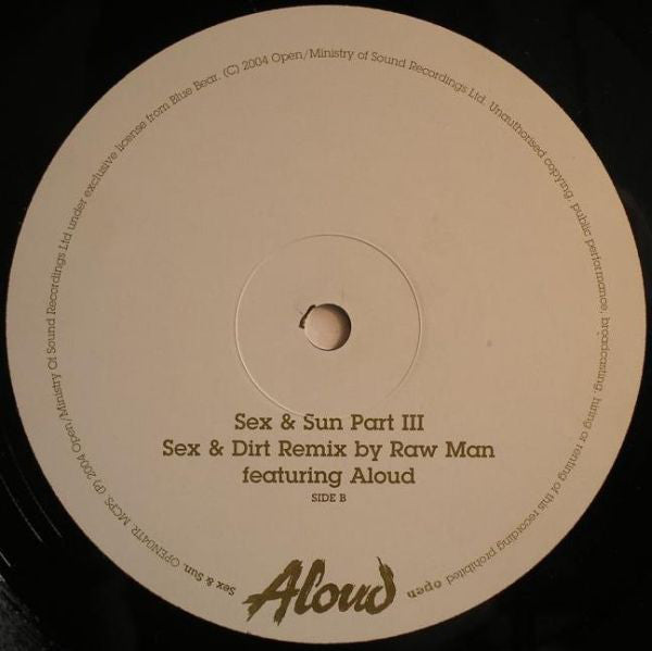 Aloud : Sex & Sun (12", Single)