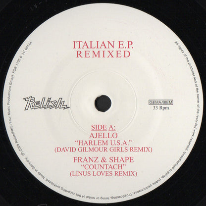 Various : Italian E.P. Remixed (12")