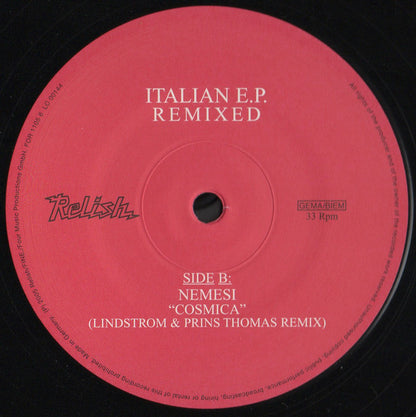 Various : Italian E.P. Remixed (12")
