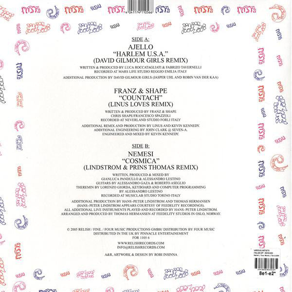 Various : Italian E.P. Remixed (12")