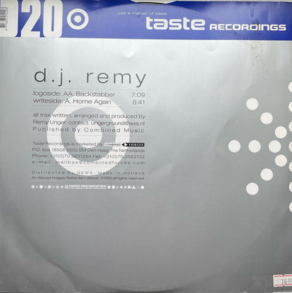 DJ Remy : Home Again / Backstabber (12")