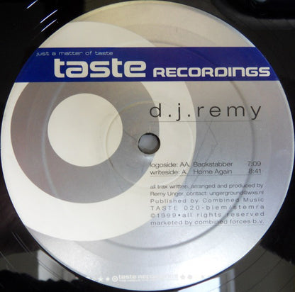 DJ Remy : Home Again / Backstabber (12")