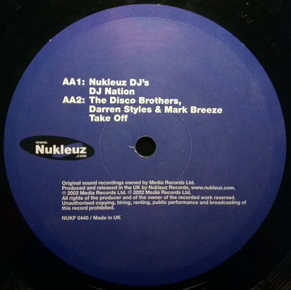 Nukleuz DJs : DJ Nation Part 1 (12")