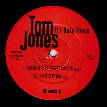 Tom Jones : If I Only Knew (The Inner City Mixes) (12", Promo)
