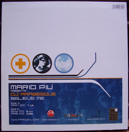 Mario Piu'* Presents DJ Arabesque : Believe Me (12")
