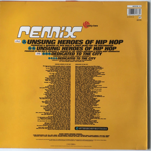 Subsonic 2 : Unsung Heroes Of Hip Hop (12", Single)