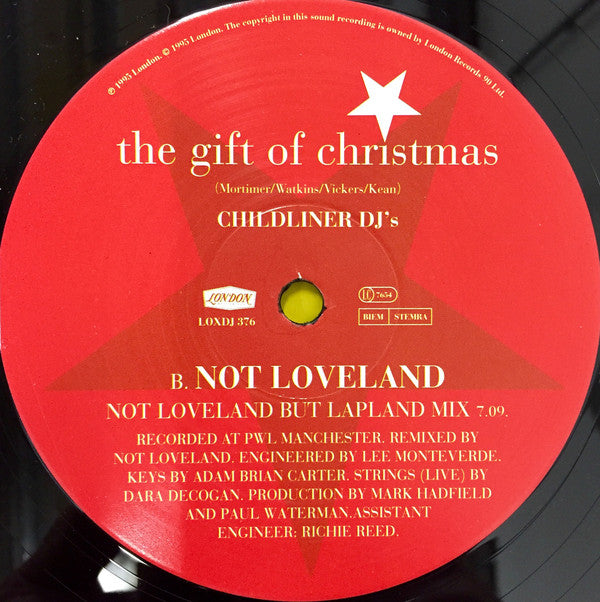 ChildLiner DJ's* : The Gift Of Christmas (2x12", Promo)