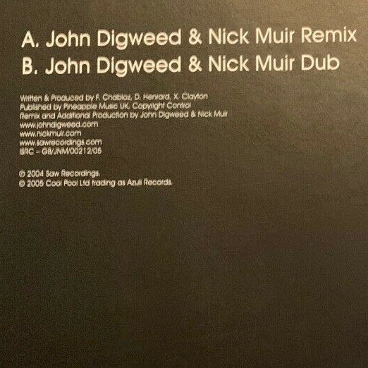 Chab Feat. JD Davis : Closer To Me (John Digweed & Nick Muir Remixes) (12")