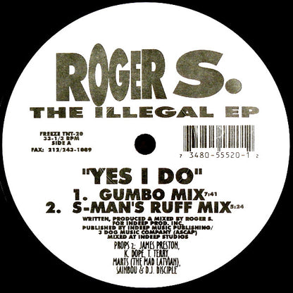 Roger S.* : The Illegal EP (12", EP)