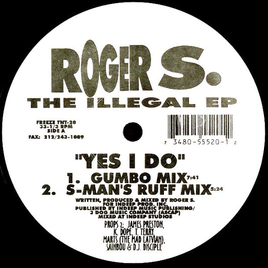 Roger S.* : The Illegal EP (12", EP)