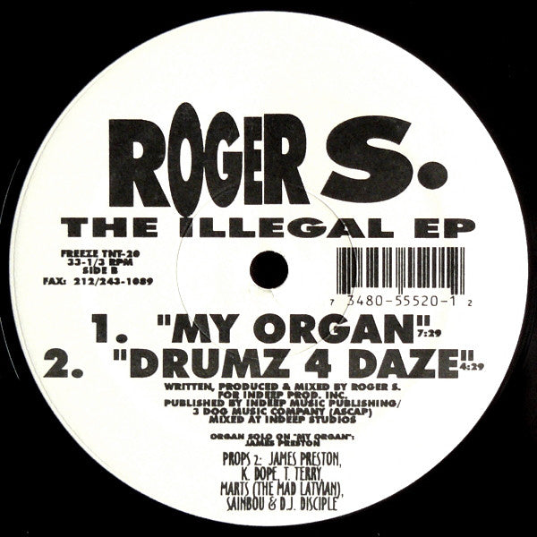 Roger S.* : The Illegal EP (12", EP)