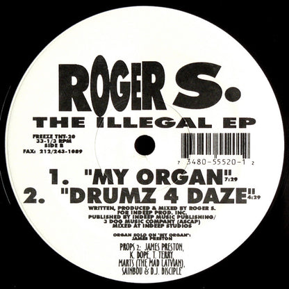 Roger S.* : The Illegal EP (12", EP)