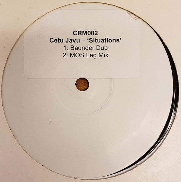Cetu Javu : Situations (12", Unofficial, W/Lbl)