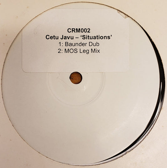 Cetu Javu : Situations (12", Unofficial, W/Lbl)