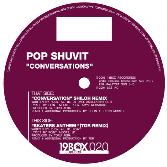 Pop Shuvit : Conversations (12")