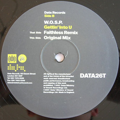 W.O.S.P. : Gettin' Into U (12")