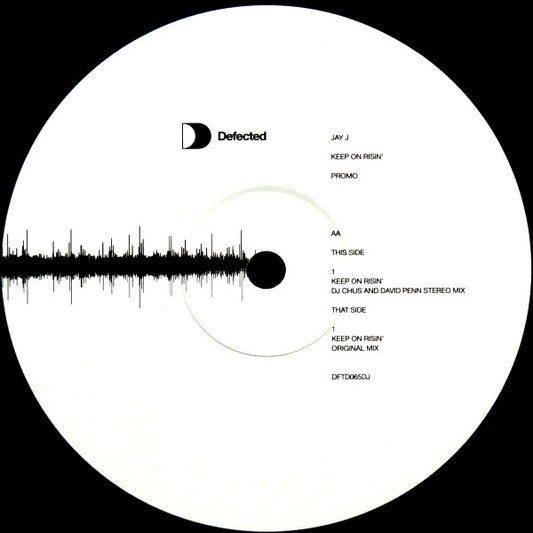 Jay-J : Keep On Risin' (12", Promo)