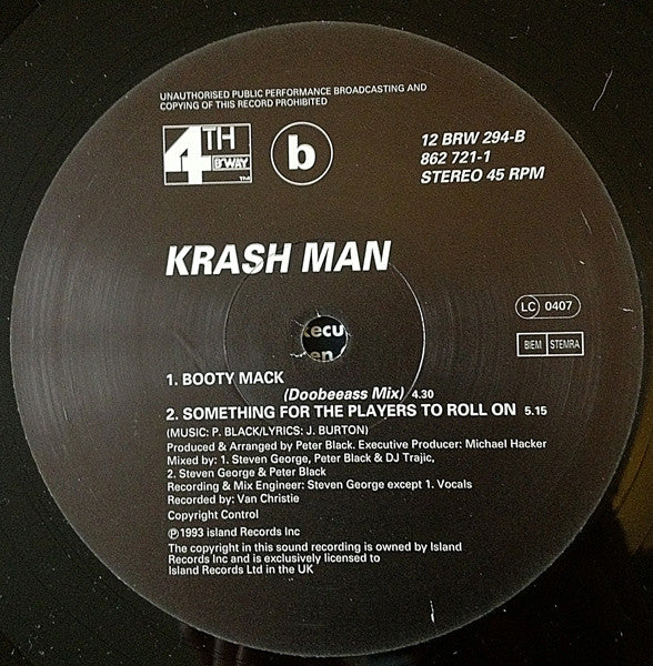 Krash Man : Booty Mack (12")