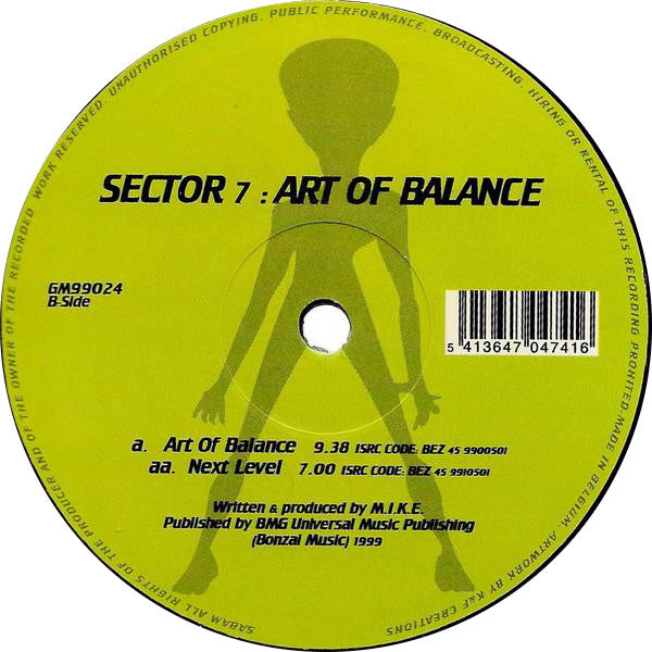 Sector 7 (2) : Art Of Balance (12")