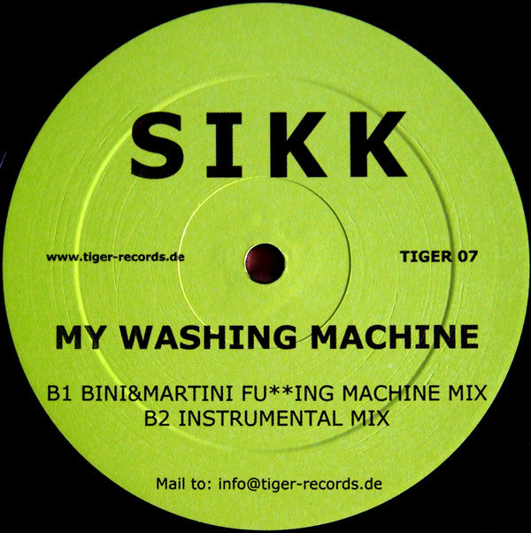 Sikk : My Washing Machine (12")