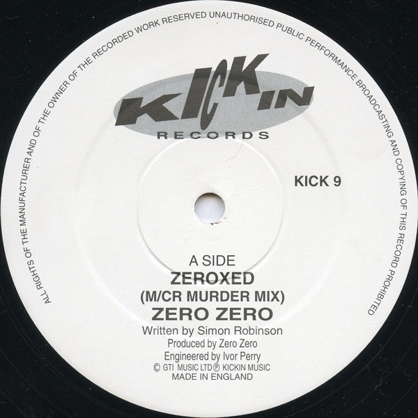 Zero Zero : Zeroxed (12")