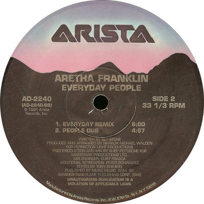 Aretha Franklin : Everyday People (12")