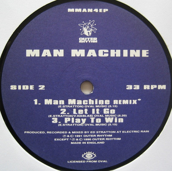Man Machine : Step Into Time E.P. (12", EP)