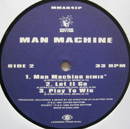 Man Machine : Step Into Time E.P. (12", EP)