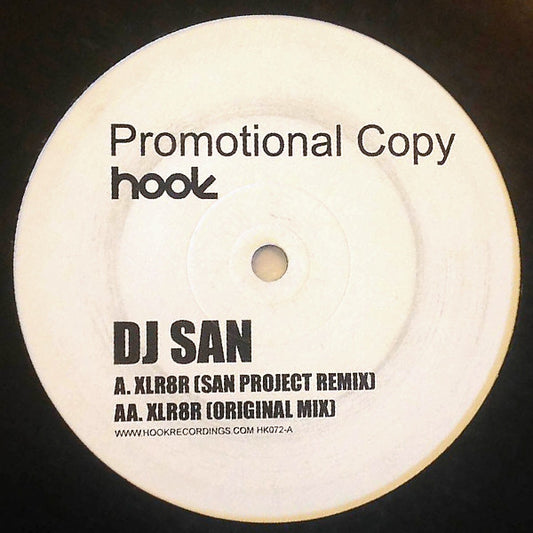 DJ San : XLR8R (12", Promo)