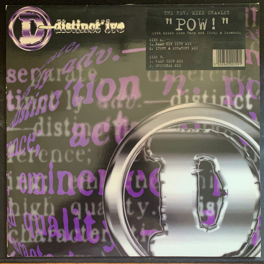 The Rev. Mike Crawley : Pow! (12")