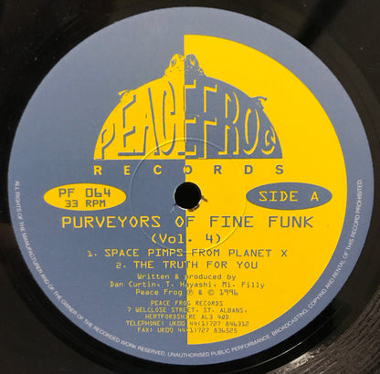 Purveyors Of Fine Funk : Vol. 4 (12")
