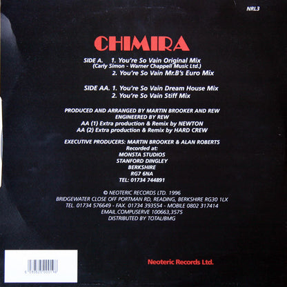 Chimira : You're So Vain (12")
