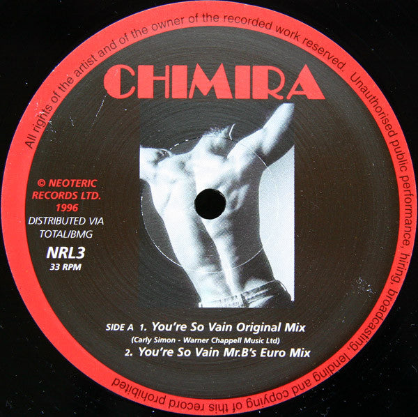 Chimira : You're So Vain (12")