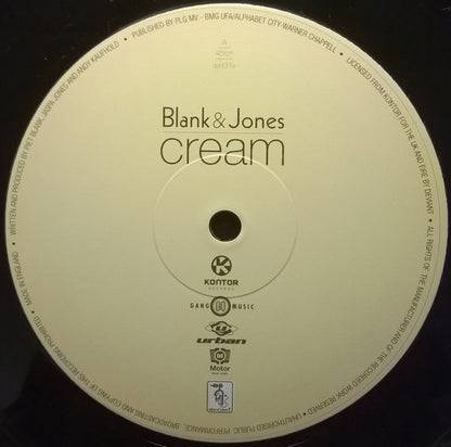 Blank & Jones : Cream (12", Single)