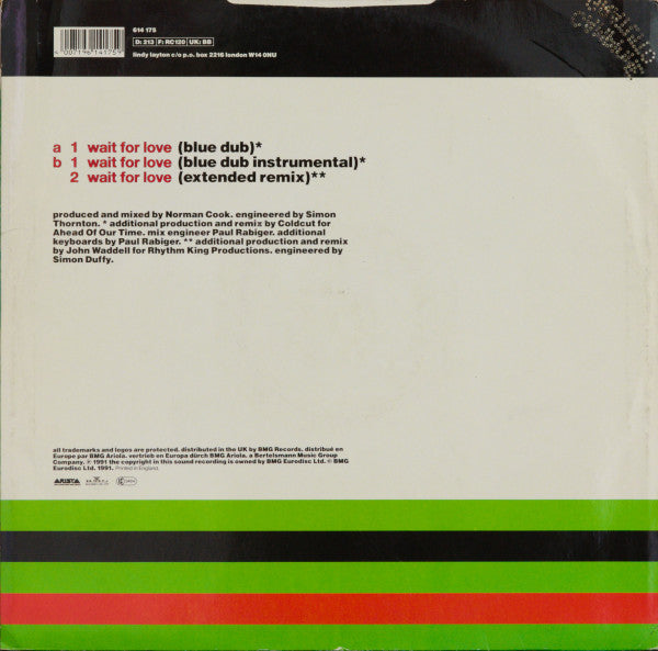 Lindy Layton : Wait For Love (Remix) (12")