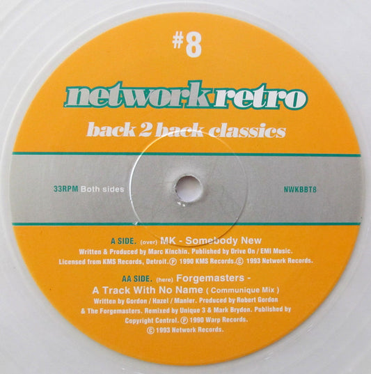 MK* / Forgemasters : Network Retro #8 - Back 2 Back Classics (12", Ltd, RM, Cle)
