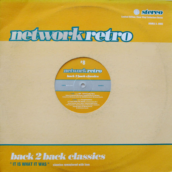 MK* / Forgemasters : Network Retro #8 - Back 2 Back Classics (12", Ltd, RM, Cle)
