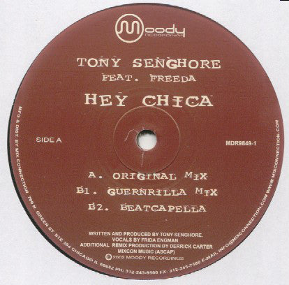 Tony Senghore Feat. Freeda : Hey Chica (2x12")