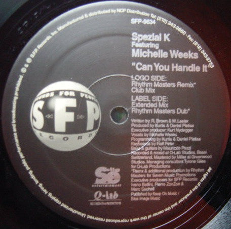 Spezial K : Can You Handle It (12")