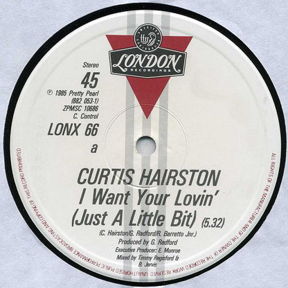 Curtis Hairston : I Want Your Lovin' (Just A Little Bit) (12", Single)