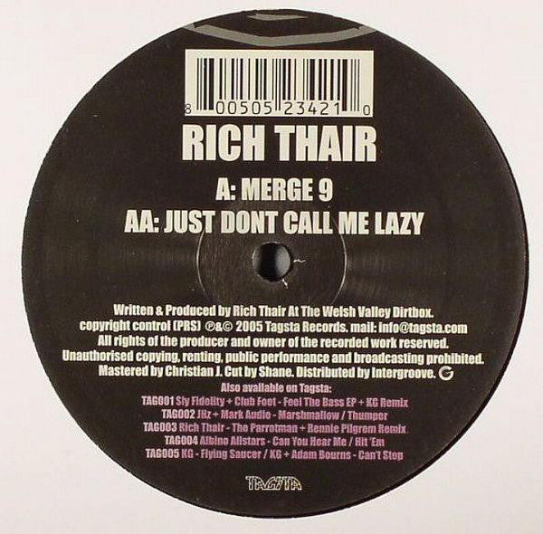 Richard Thair : Merge 9 (12")